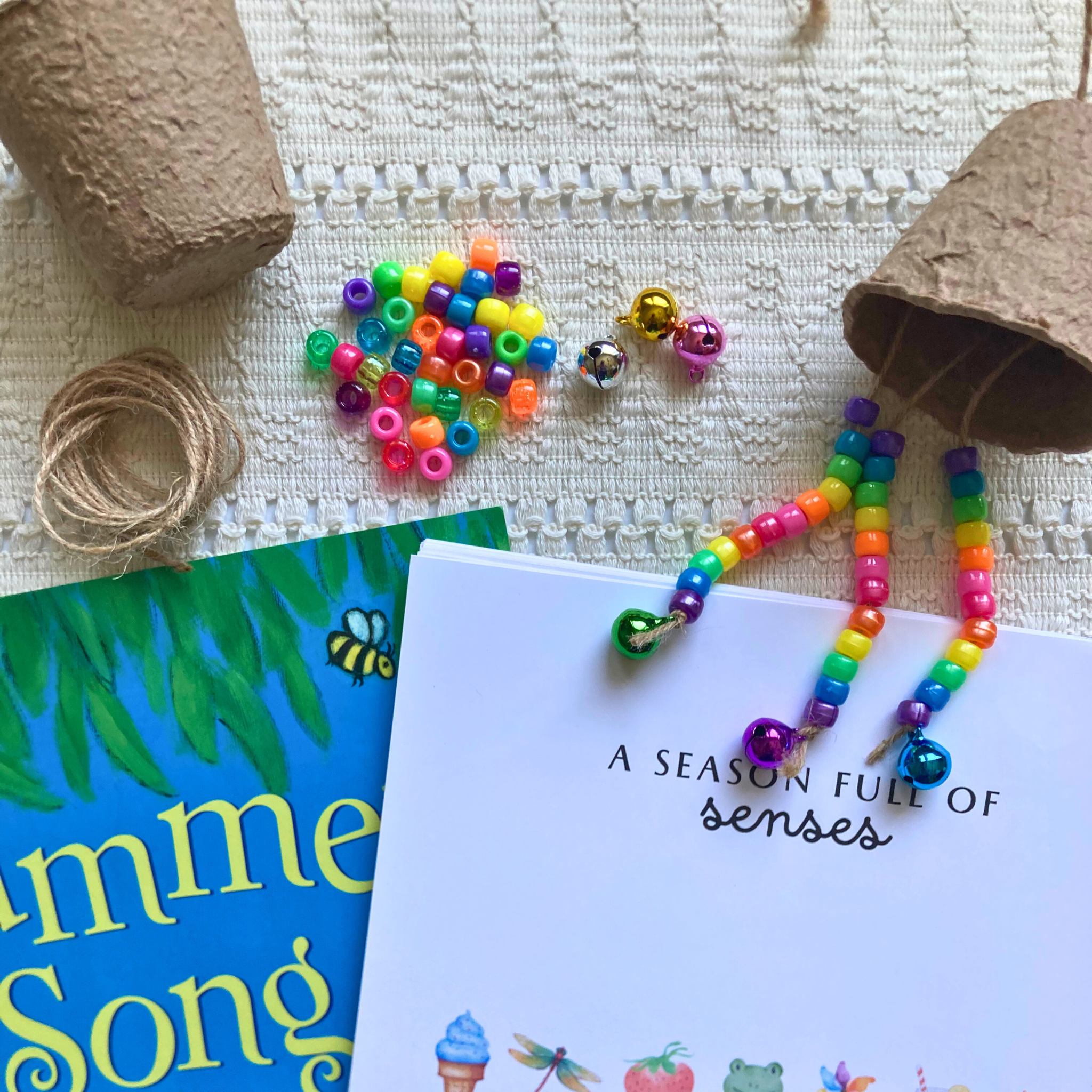 Reggio Emilia and Waldorf inspired summer homeschool box with open-ended play and exploration