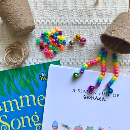 Reggio Emilia and Waldorf inspired summer homeschool box with open-ended play and exploration