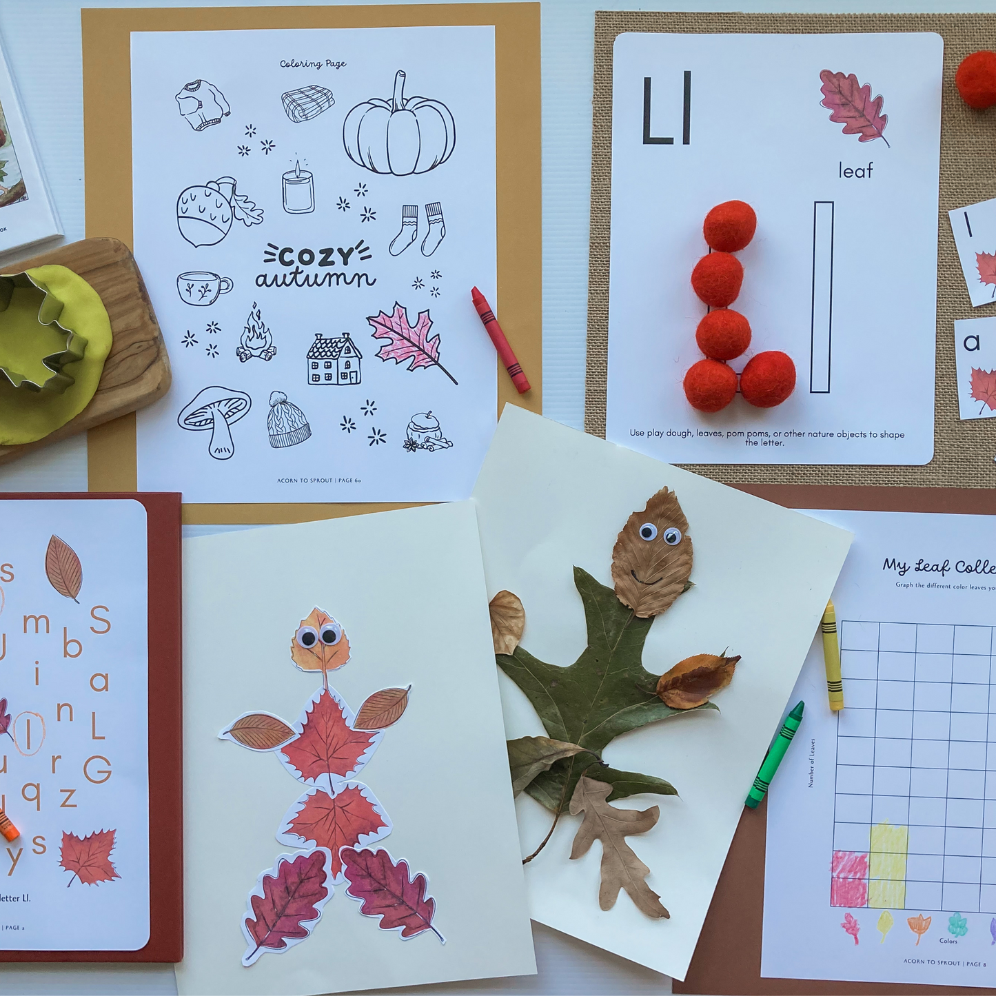 A Walk Through Autumn: A Month-Long Curriculum and Craft Box