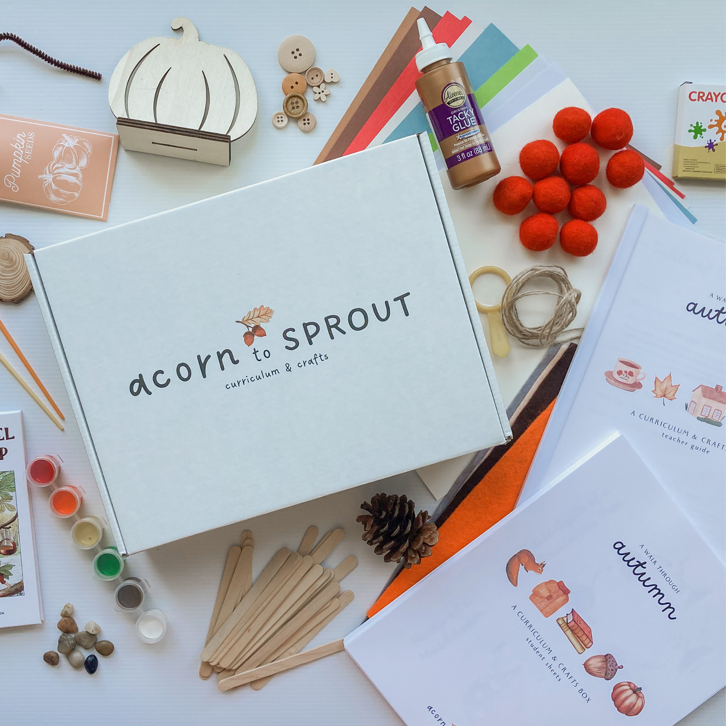 A Walk Through Autumn: A Month-Long Curriculum and Craft Box